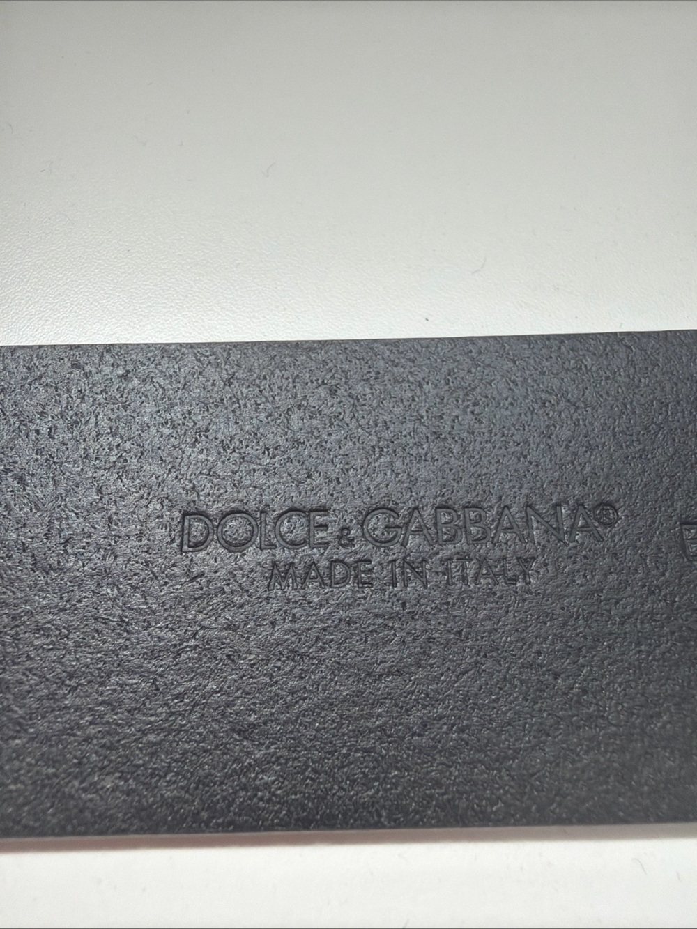 D&G Black Leather Belt with Gold DG Logo Buckle 80 - Picture 9 of 10